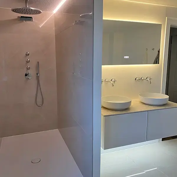 Badezimmer nachher Badezimmer nachher